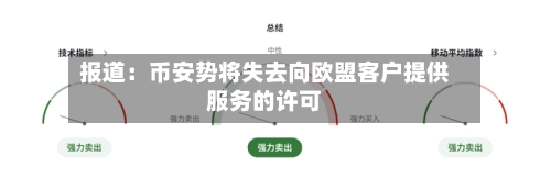 报道：币安势将失去向欧盟客户提供服务的许可-第2张图片