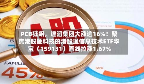 PCB狂飙，建滔集团大涨逾16%！聚焦港股硬科技的港股通信息技术ETF华宝（159131）直线拉涨1.67%