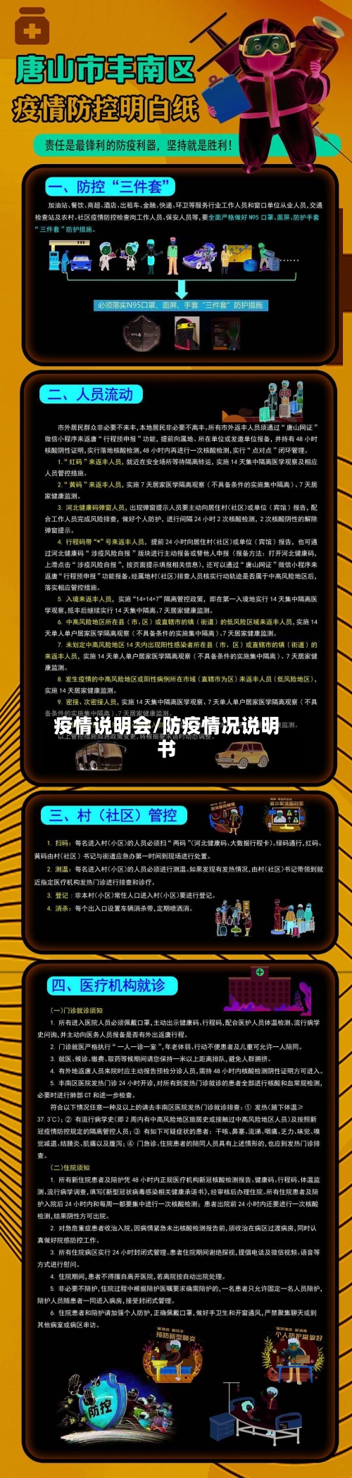 疫情说明会/防疫情况说明书-第2张图片
