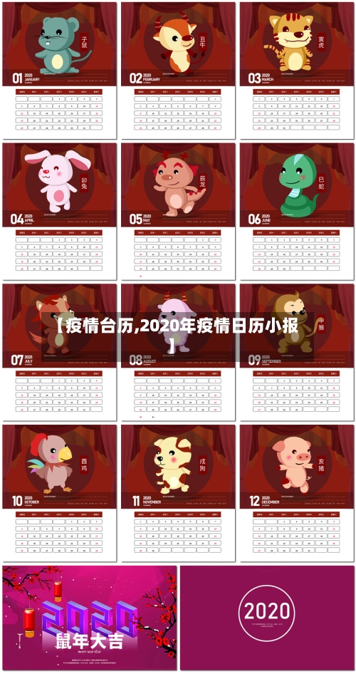 【疫情台历,2020年疫情日历小报】