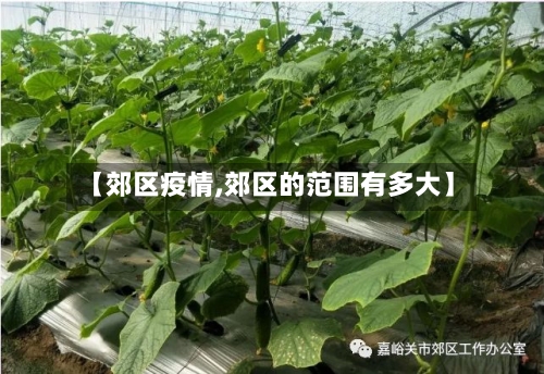 【郊区疫情,郊区的范围有多大】-第2张图片