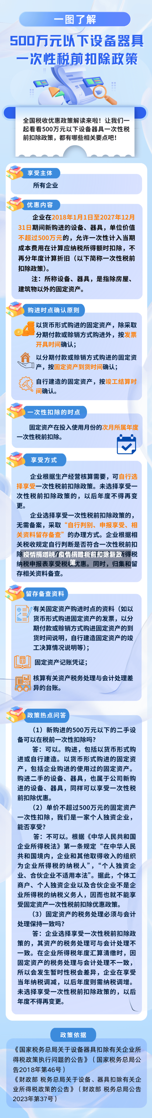 疫情捐赠税/疫情捐赠税前扣除新政策-第3张图片