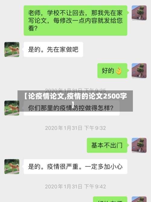 【论疫情论文,疫情的论文2500字】-第2张图片