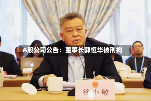 A股公司公告：董事长郭恒华被刑拘-第2张图片