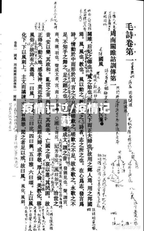疫情记过/疫情记载