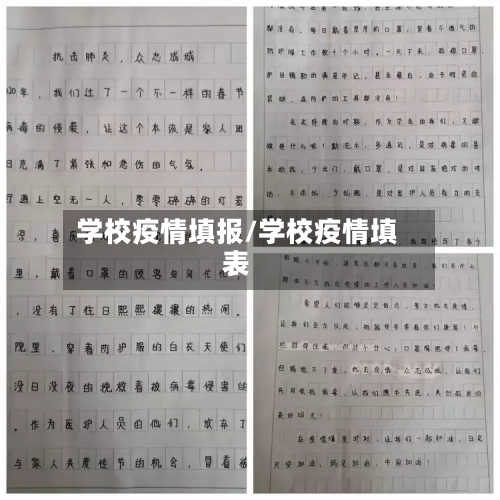 学校疫情填报/学校疫情填表-第2张图片