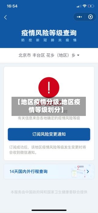 【地区疫情分级,地区疫情等级划分】