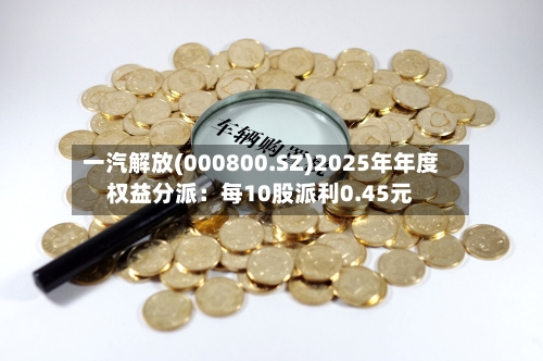 一汽解放(000800.SZ)2025年年度权益分派：每10股派利0.45元-第2张图片