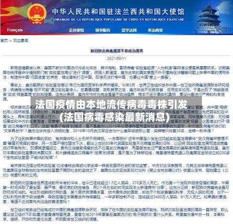 法国疫情由本地流传病毒毒株引发(法国病毒感染最新消息)