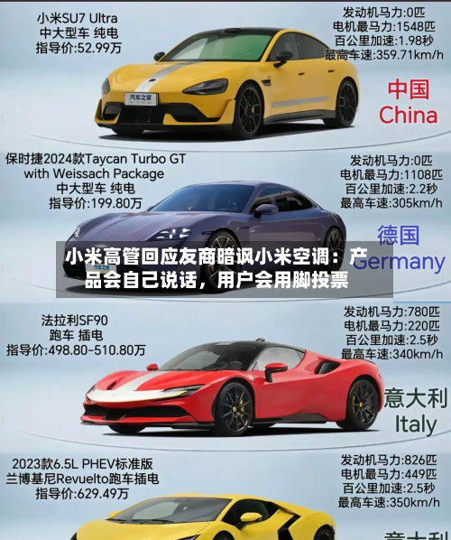 小米高管回应友商暗讽小米空调：产品会自己说话，用户会用脚投票-第3张图片