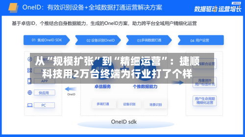 从“规模扩张	”到“精细运营”：捷顺科技用2万台终端为行业打了个样-第2张图片