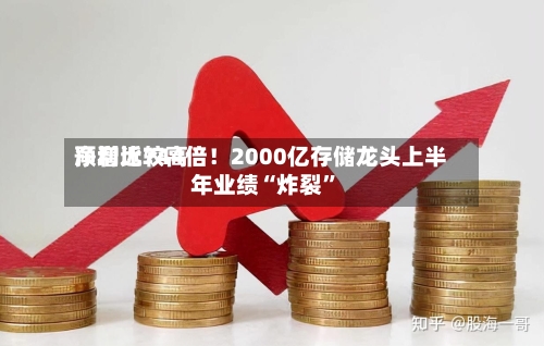 净利比较高预增近744倍！2000亿存储龙头上半年业绩“炸裂	”-第2张图片