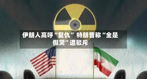 伊朗人高呼“复仇” 特朗普称“全是假哭”遭驳斥