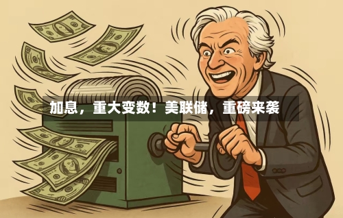 加息，重大变数！美联储	，重磅来袭-第2张图片