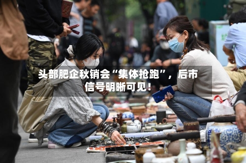 头部肥企秋销会“集体抢跑	”	，后市信号明晰可见！-第2张图片