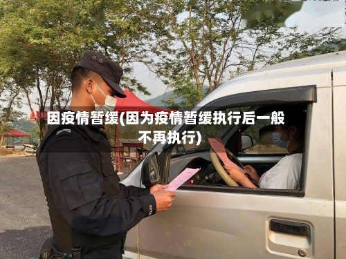 因疫情暂缓(因为疫情暂缓执行后一般不再执行)-第3张图片