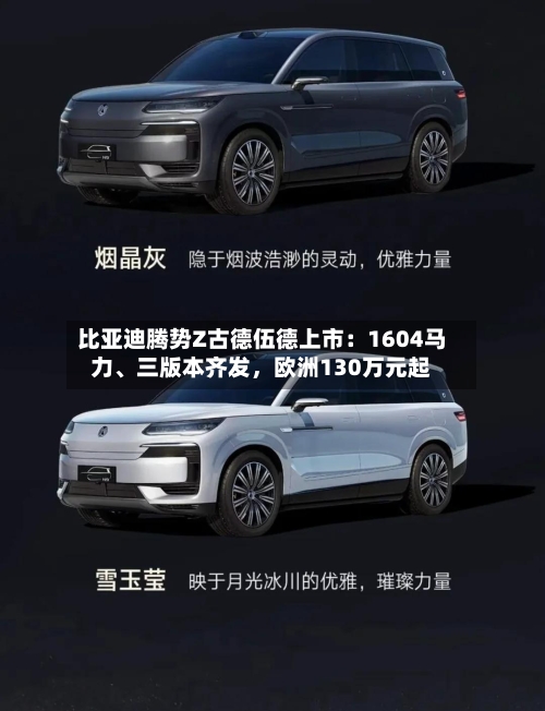 比亚迪腾势Z古德伍德上市：1604马力、三版本齐发	，欧洲130万元起-第3张图片