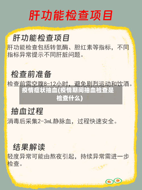 疫情症状抽血(疫情期间抽血检查是检查什么)-第3张图片