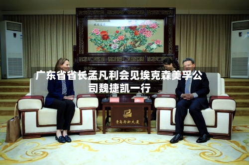 广东省省长孟凡利会见埃克森美孚公司魏捷凯一行-第2张图片