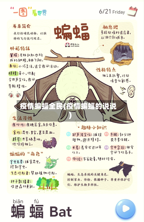 疫情蝙蝠全民(疫情蝙蝠的说说)