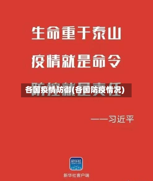 各国疫情防御(各国防疫情况)